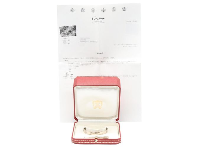 Bracciale Love Cartier in oro bianco 18K Argento - vista 5