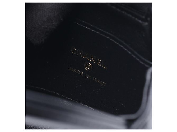 Borsa a spalla in pelle nera trapuntata Chanel Nero - vista 4