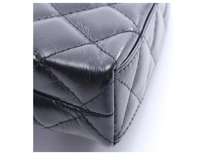Borsa a spalla in pelle nera trapuntata Chanel Nero - vista 6