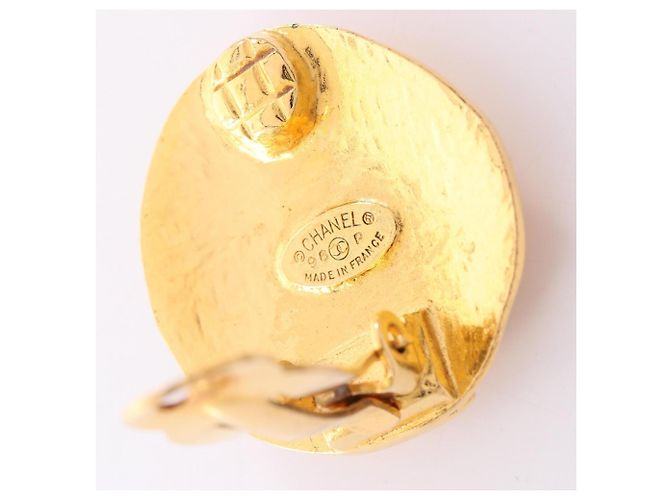 Orecchini a cerchio con il logo Coco di Chanel D'oro - vista 3
