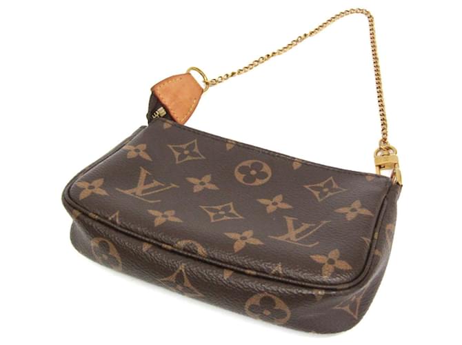 Mini Pochette Accessori Monogram Louis Vuitton Marrone - vista 2