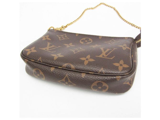 Mini Pochette Accessori Monogram Louis Vuitton Marrone - vista 4