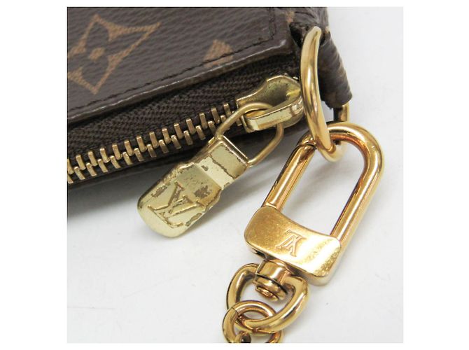 Mini Pochette Accessori Monogram Louis Vuitton Marrone - vista 6