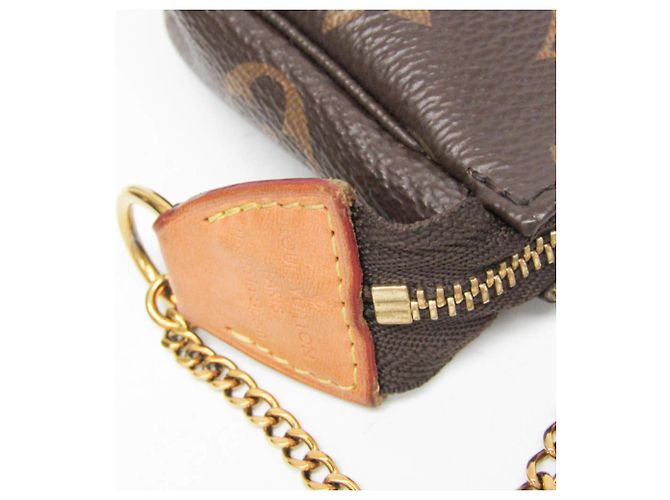 Mini Pochette Accessori Monogram Louis Vuitton Marrone - vista 7