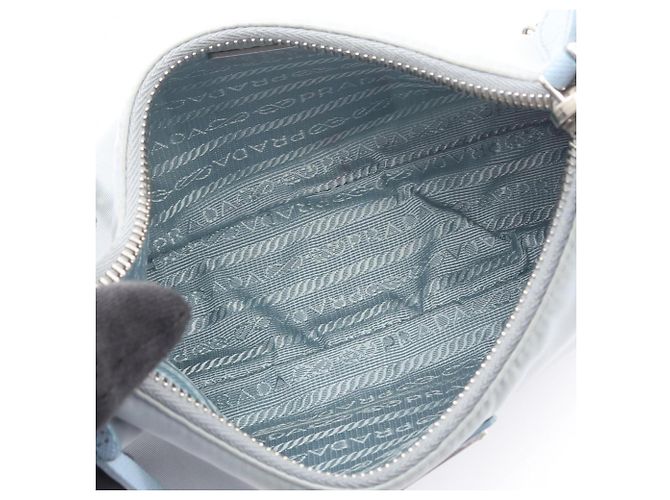 Borsa a Spalla 2 in 1 Prada Re-Edition 2005 Blu - vista 3