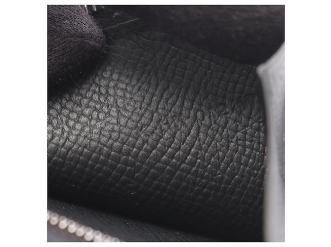 Billetera compacta Bearn de doble pliegue Hermès Negro - vista 6