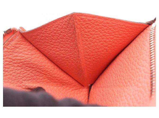 Cartera bi-fold Hermès Dogon Long Rose Candy Rosa - vista 9