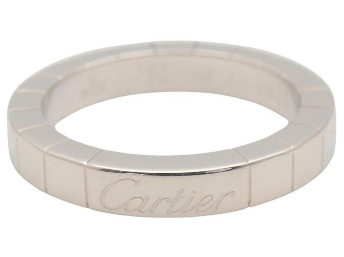 Anello in oro bianco 18K Cartier Lanieres Argento - vista 2