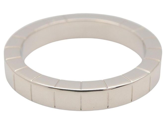 Anello in oro bianco 18K Cartier Lanieres Argento - vista 3