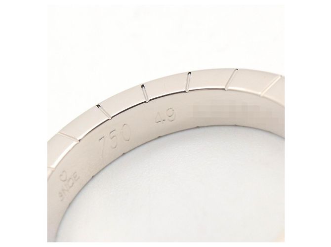 Anello in oro bianco 18K Cartier Lanieres Argento - vista 4