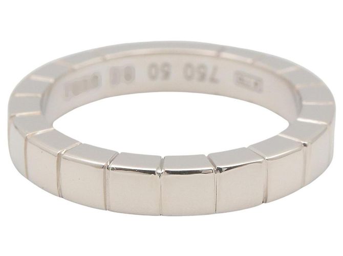 Anello in oro bianco 18K Cartier Lanieres Argento - vista 3
