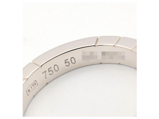 Anello in oro bianco 18K Cartier Lanieres Argento - vista 4
