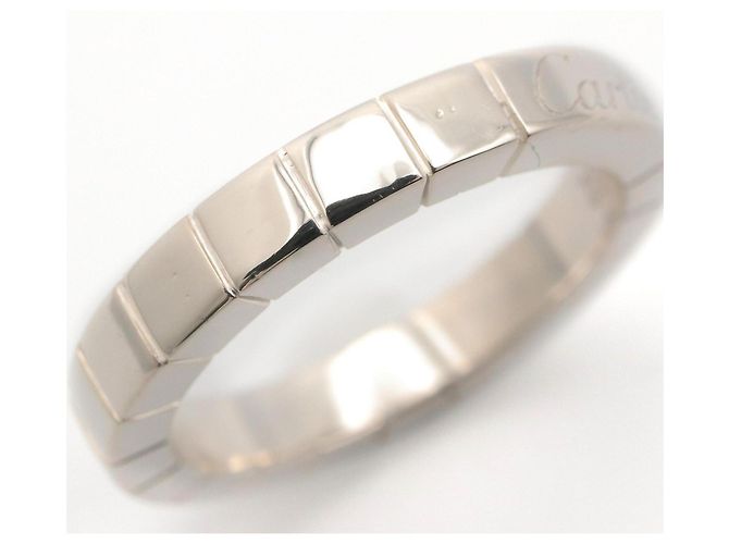 Anello in oro bianco 18K Cartier Lanieres Argento - vista 5