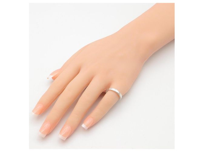 Anello in oro bianco 18K Cartier Lanieres Argento - vista 8