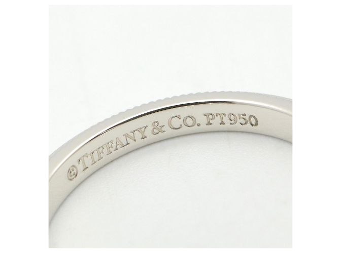 Milgrain-Platinring von Tiffany & Co. Silber - Ansicht 4