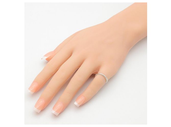 Milgrain-Platinring von Tiffany & Co. Silber - Ansicht 7