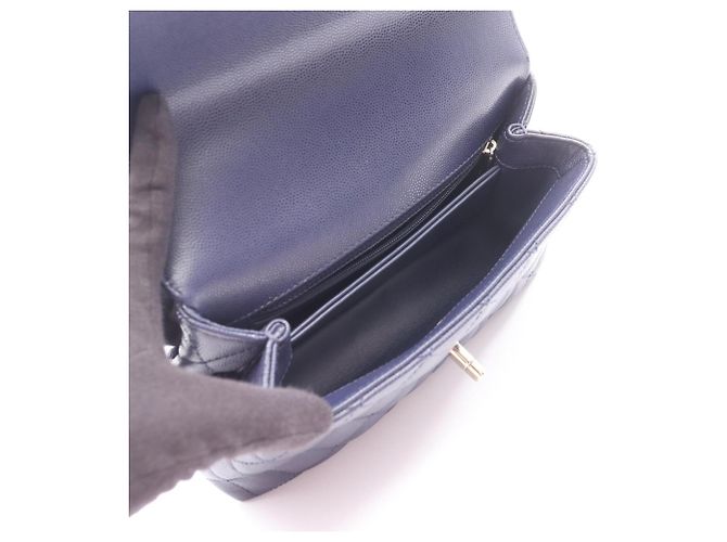 Chanel Coco Handle Flap Handtasche Lila - Ansicht 3
