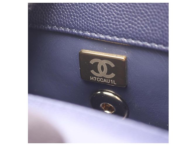 Chanel Coco Handle Flap Handtasche Lila - Ansicht 5