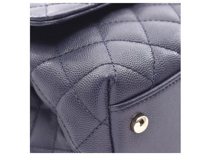 Chanel Coco Handle Flap Handtasche Lila - Ansicht 6