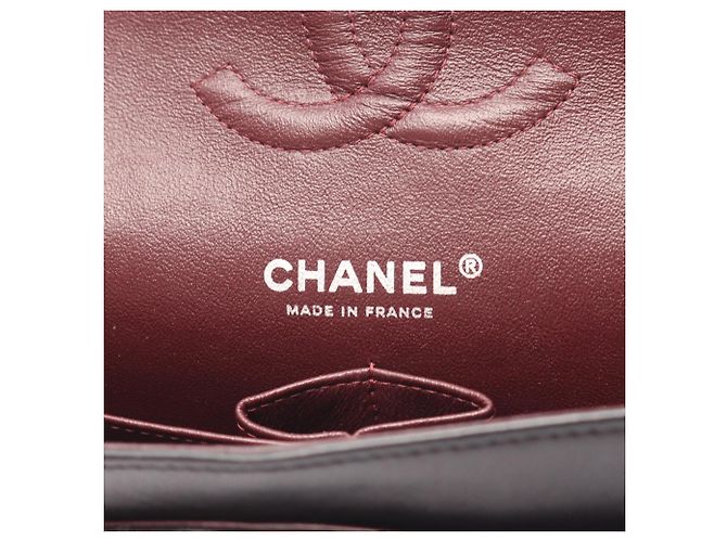 Borsa a Spalla Chanel Matelassé Double Flap Nero - vista 4