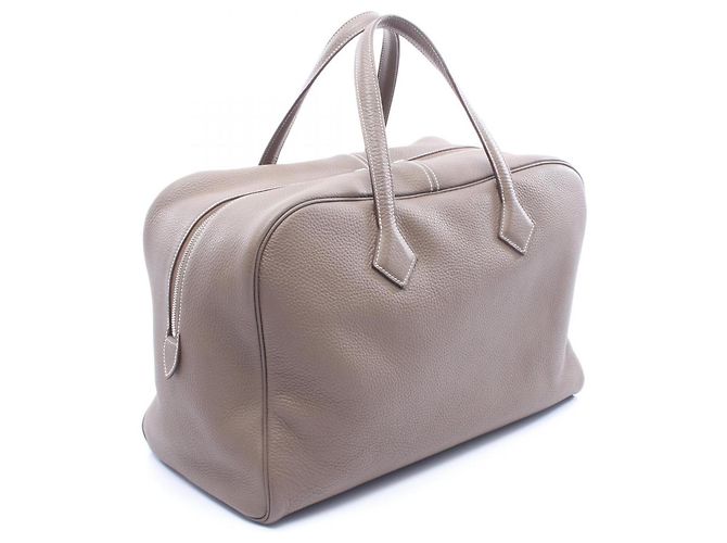 Borsa Boston Victoria 43 di Hermès Marrone Taupe - vista 2