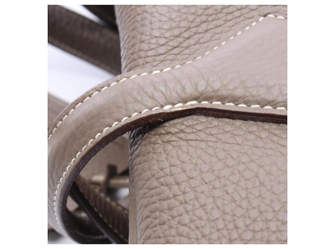 Borsa Boston Victoria 43 di Hermès Marrone Taupe - vista 9