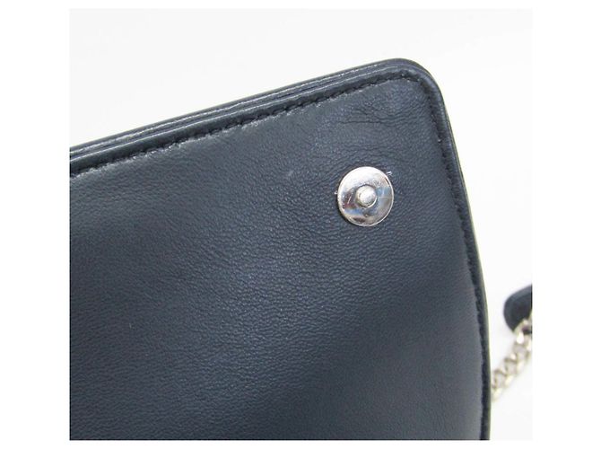 Borsa a Spalla Miu Miu Chain 5BH107 Blu - vista 13