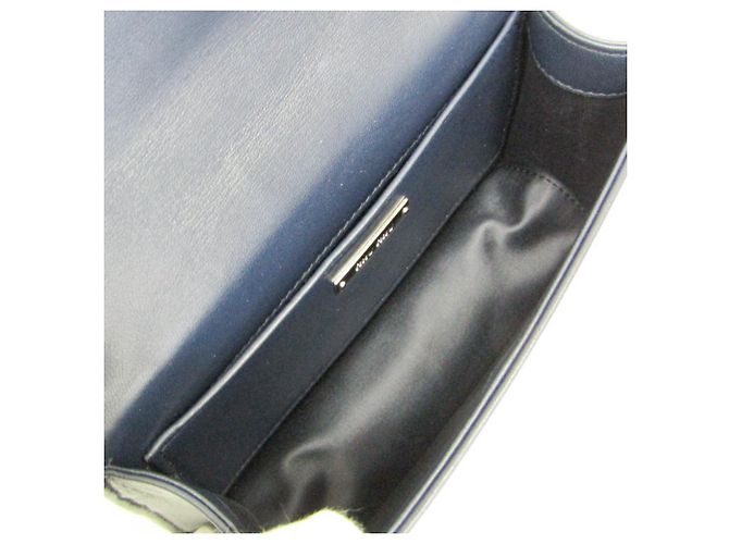 Borsa a Spalla Miu Miu Chain 5BH107 Blu - vista 4