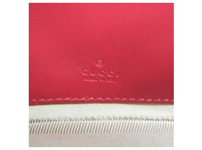Gucci GG Marmont Women's Leather Shoulder Bag Red - view 12
