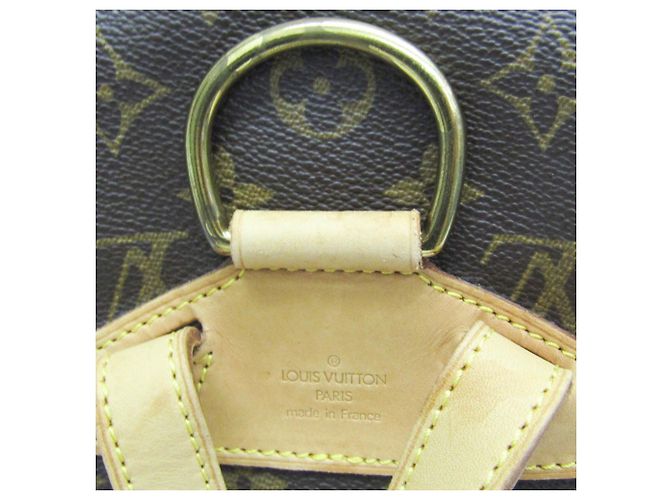 Louis Vuitton Monogram Montsouris MM M51136 Damen Rucksack Braun - Ansicht 13