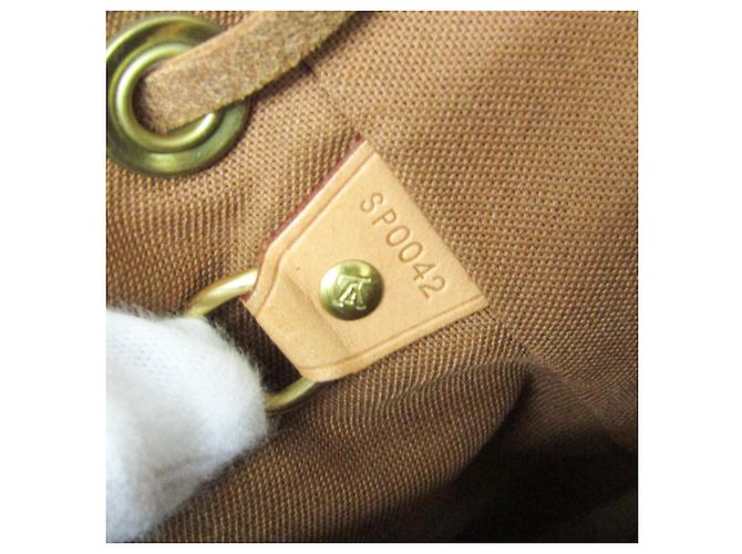 Louis Vuitton Monogram Montsouris MM M51136 Damen Rucksack Braun - Ansicht 14