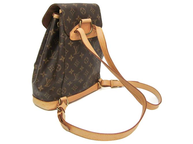 Louis Vuitton Monogram Montsouris MM M51136 Damen Rucksack Braun - Ansicht 2