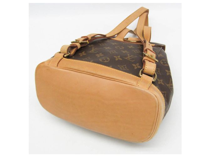 Louis Vuitton Monogram Montsouris MM M51136 Damen Rucksack Braun - Ansicht 4