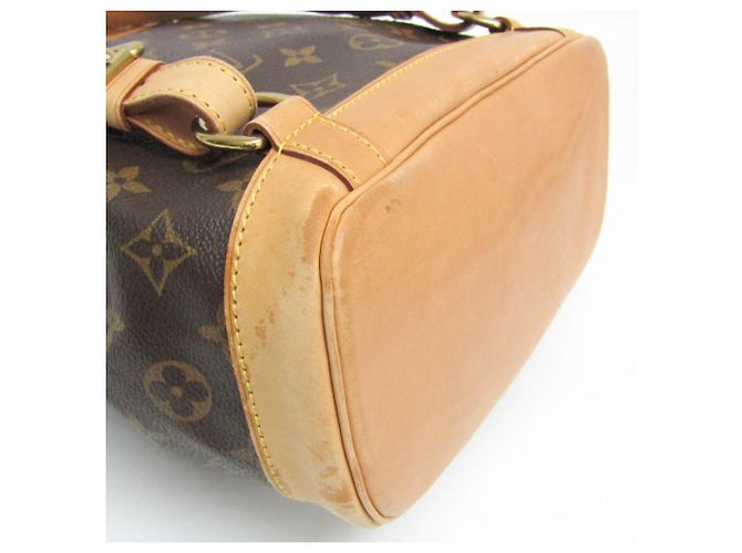 Louis Vuitton Monogram Montsouris MM M51136 Damen Rucksack Braun - Ansicht 5