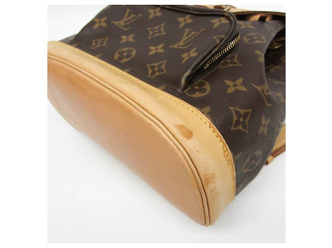Louis Vuitton Monogram Montsouris MM M51136 Damen Rucksack Braun - Ansicht 7