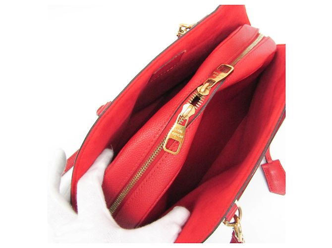 Borsa Alma Monogram Louis Vuitton Rosso Monogramma - vista 4
