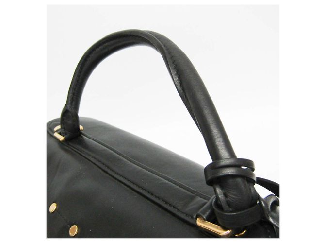 Borsa Louis Vuitton Cuir Orfevre Neo Speedy PM Nero - vista 12