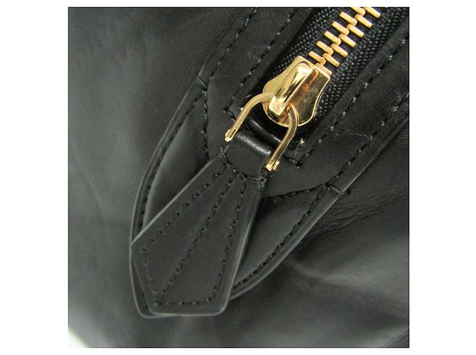 Borsa Louis Vuitton Cuir Orfevre Neo Speedy PM Nero - vista 13