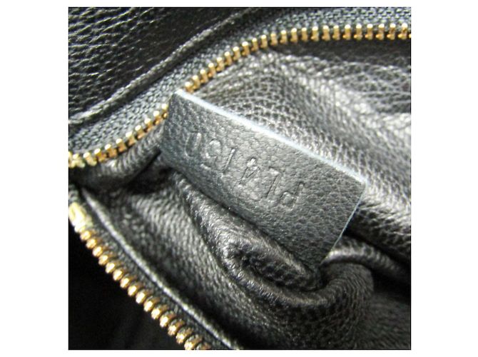Borsa Louis Vuitton Cuir Orfevre Neo Speedy PM Nero - vista 17