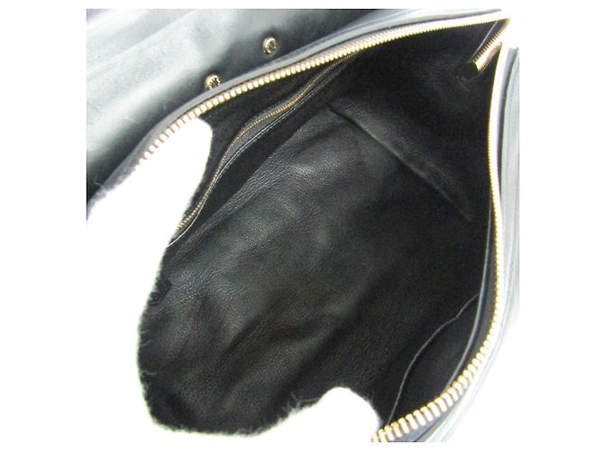Borsa Louis Vuitton Cuir Orfevre Neo Speedy PM Nero - vista 3