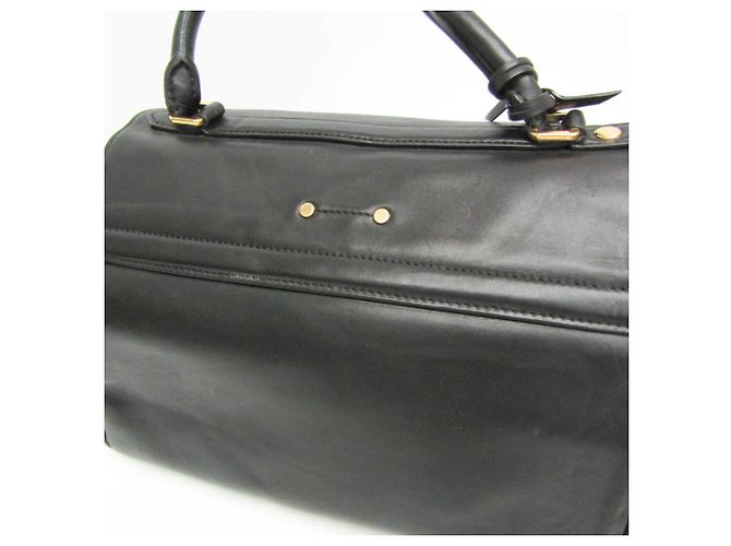 Borsa Louis Vuitton Cuir Orfevre Neo Speedy PM Nero - vista 7