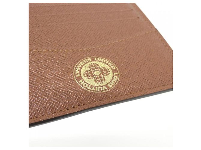 Portafoglio Slender Billfold Damier LV Bars di Louis Vuitton Marrone Multicolore - vista 3