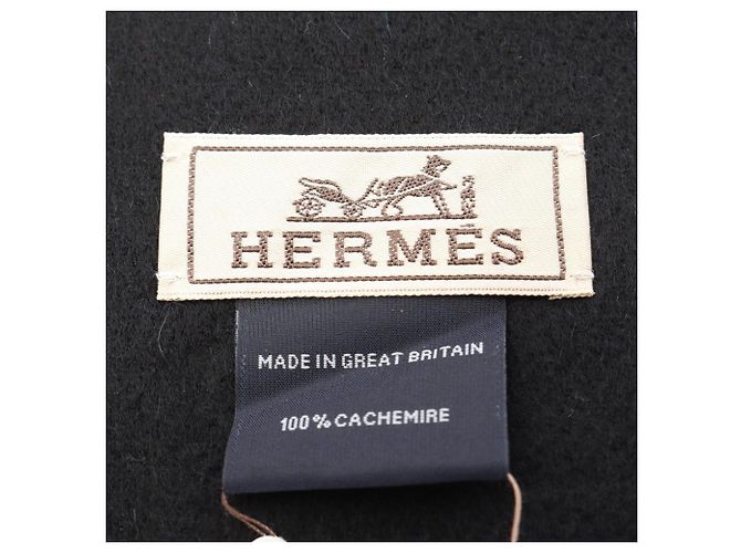 Hermès Sciarpa in cashmere Recto Verso per uomini, blu - vista 2