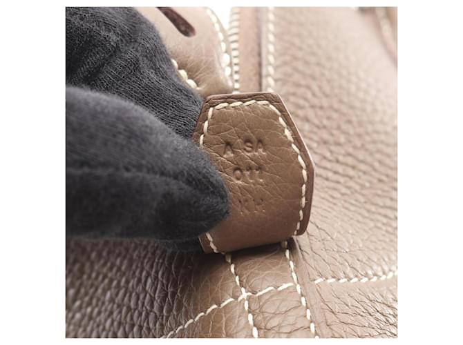 Borsa Hermès Bolide 31 Marrone Taupe - vista 4