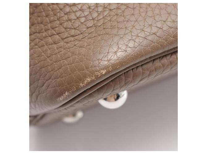 Borsa Hermès Bolide 31 Marrone Taupe - vista 7