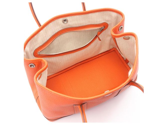 Borsa Tote TPM Garden Party di Hermès Arancione - vista 3