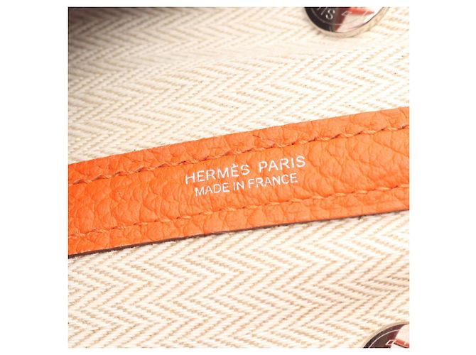 Borsa Tote TPM Garden Party di Hermès Arancione - vista 4