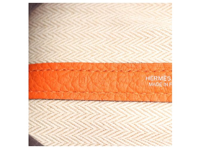 Borsa Tote TPM Garden Party di Hermès Arancione - vista 5