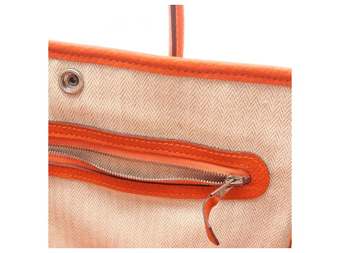 Borsa Tote TPM Garden Party di Hermès Arancione - vista 6
