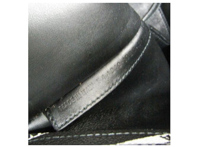 Everyday Clutch in pelle con stampa Balenciaga Marrone Nero - vista 16